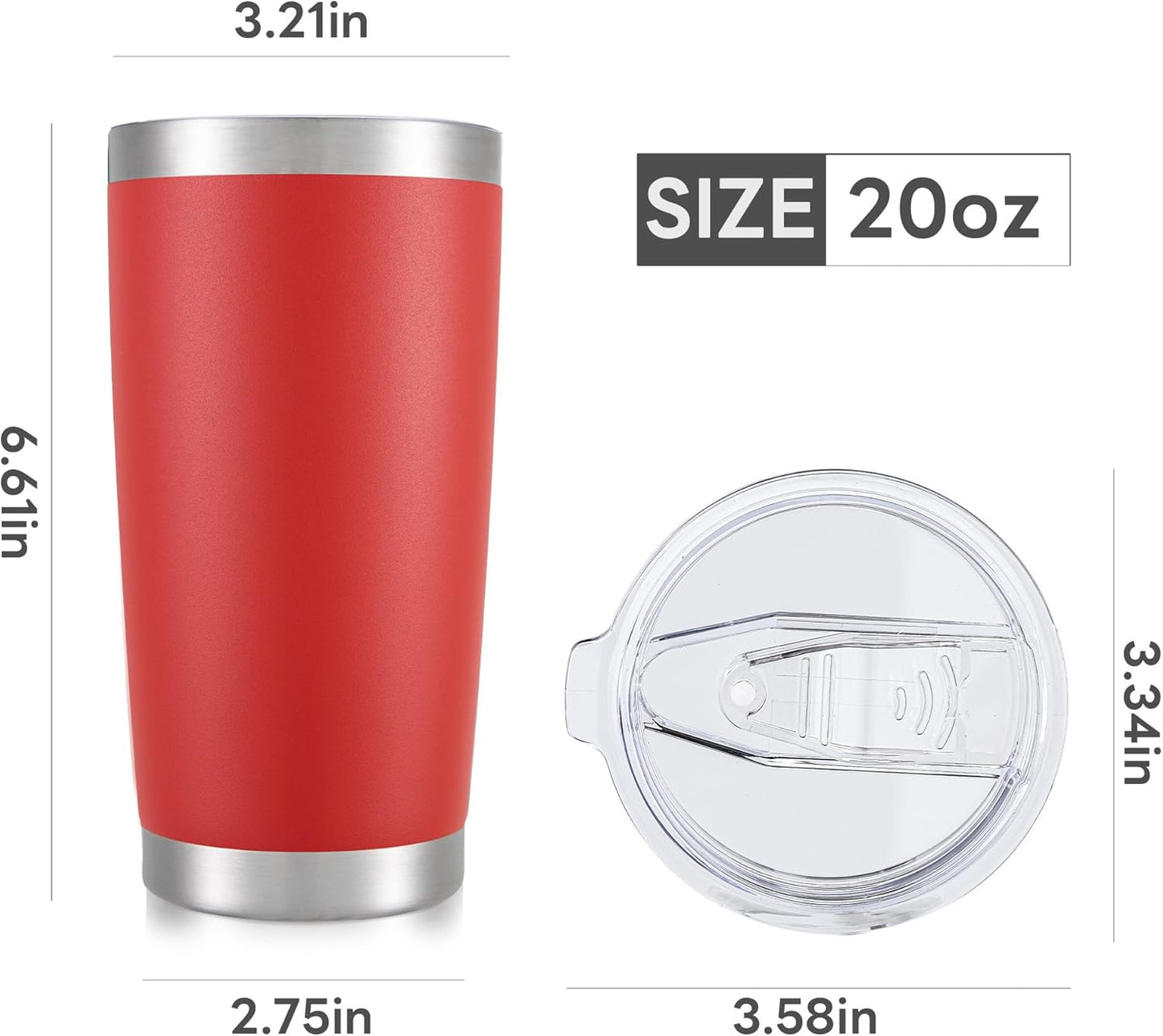 Red 20oz Tumbler