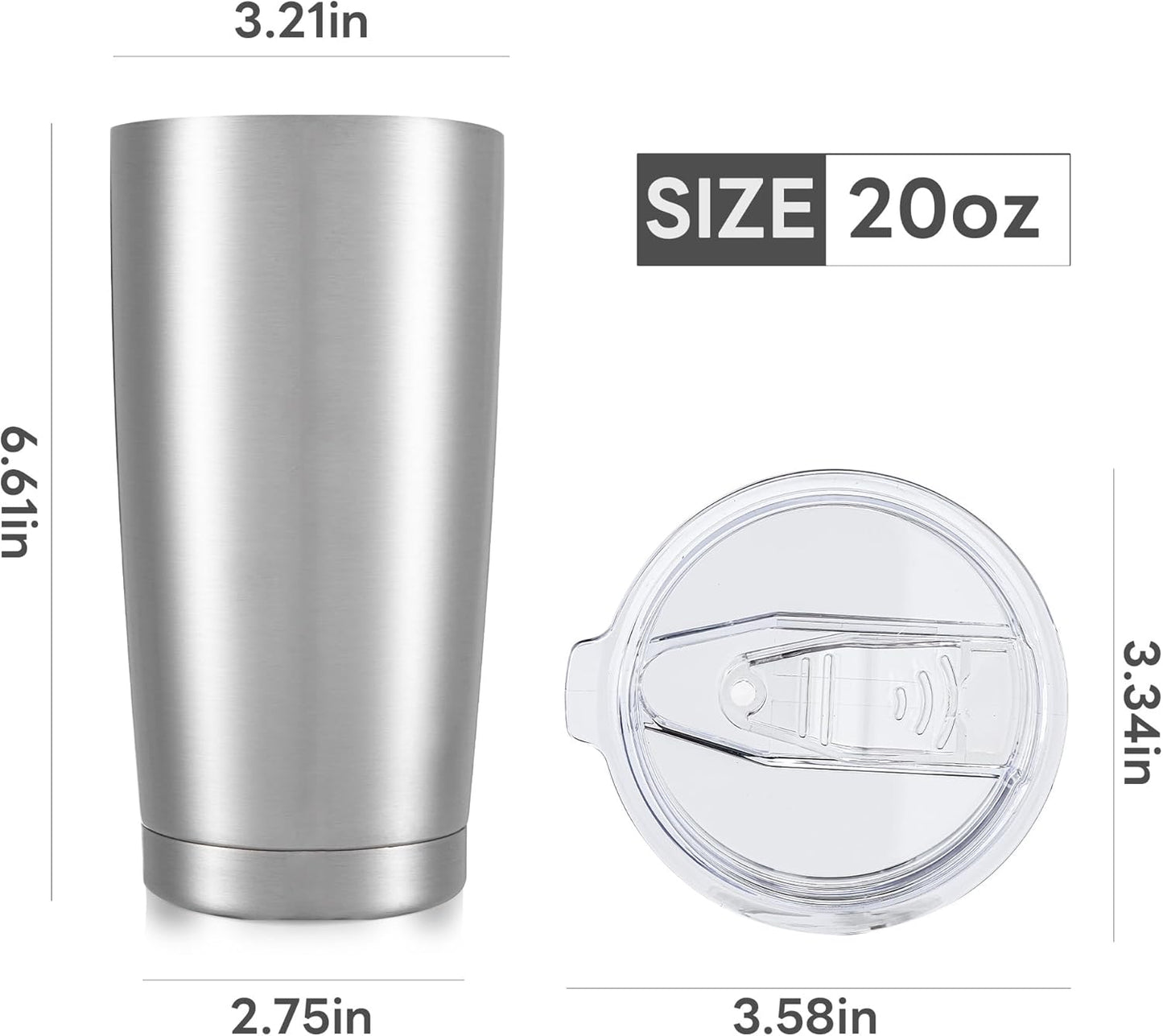 Stainless Steel 20 oz Tumbler