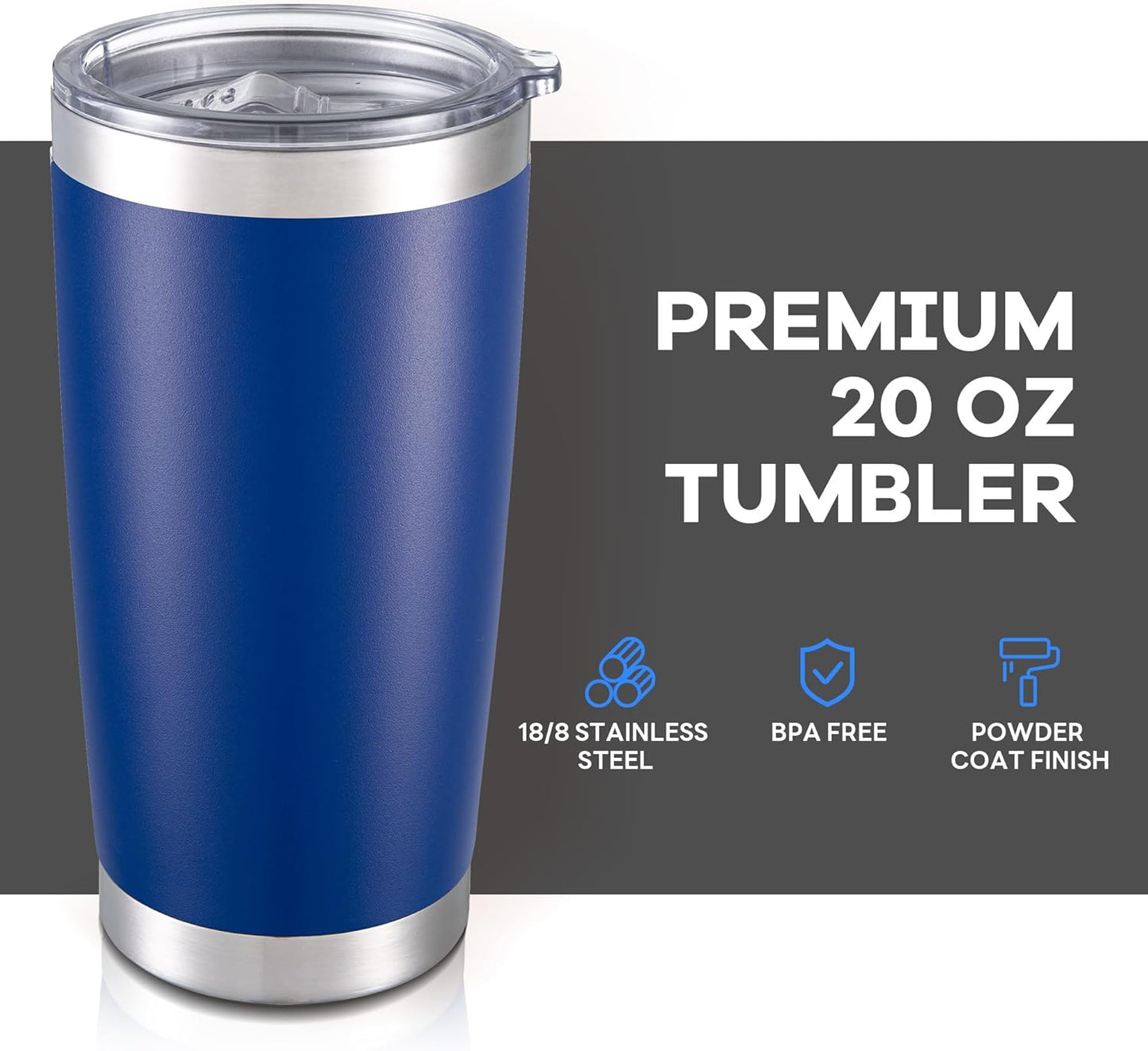 Blue 20oz Tumbler