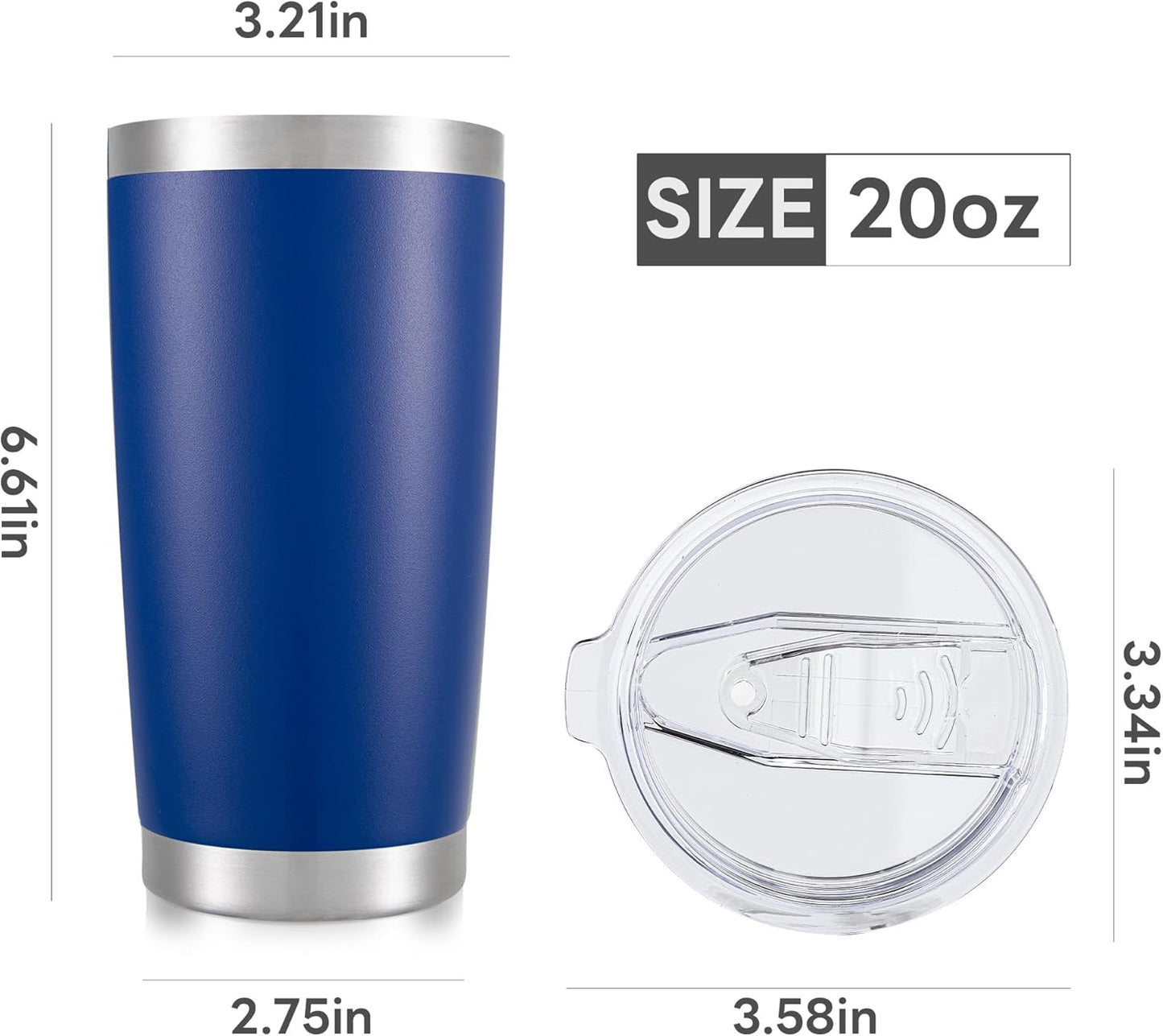 Blue 20oz Tumbler