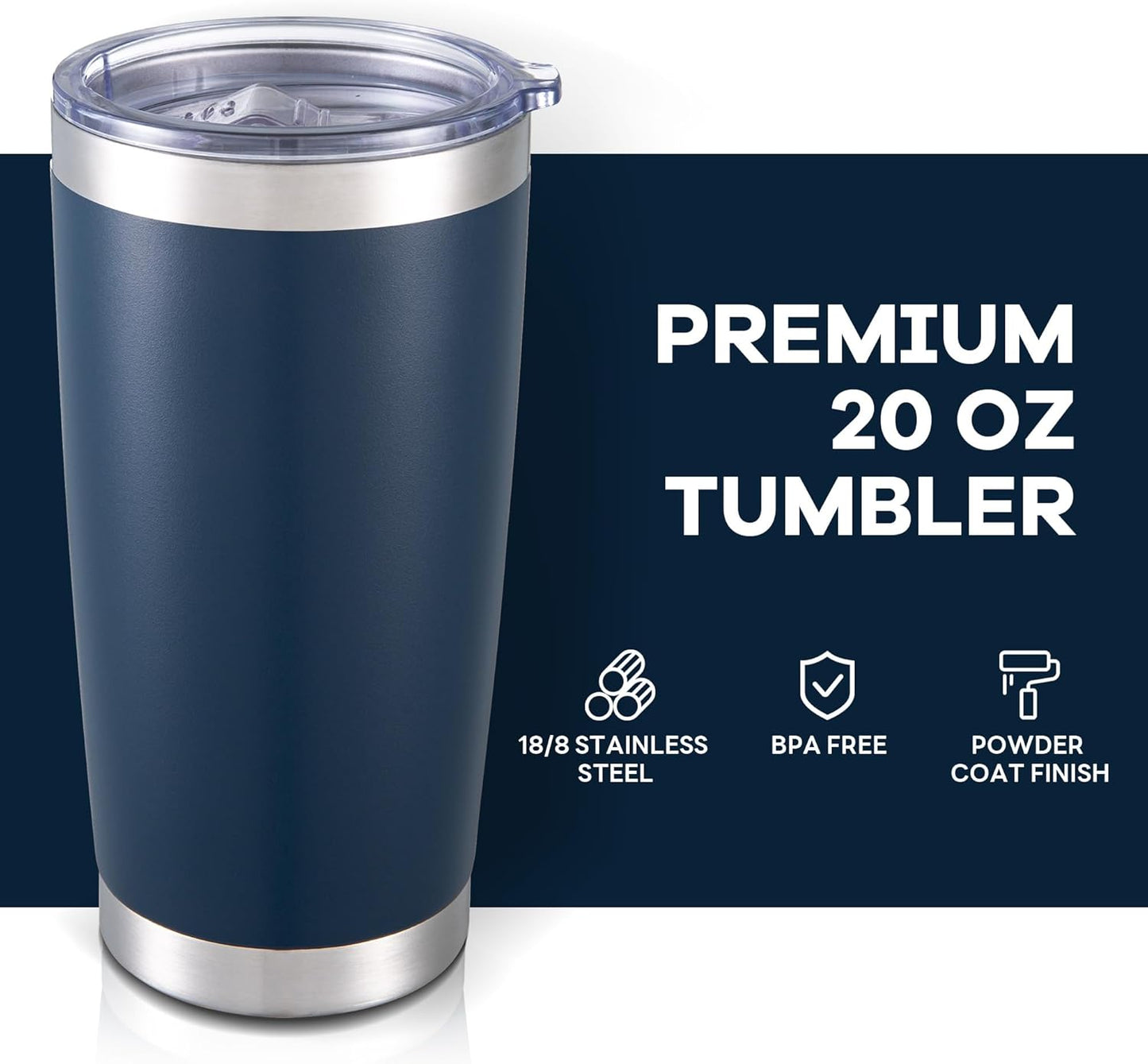 Navy 20oz Tumbler