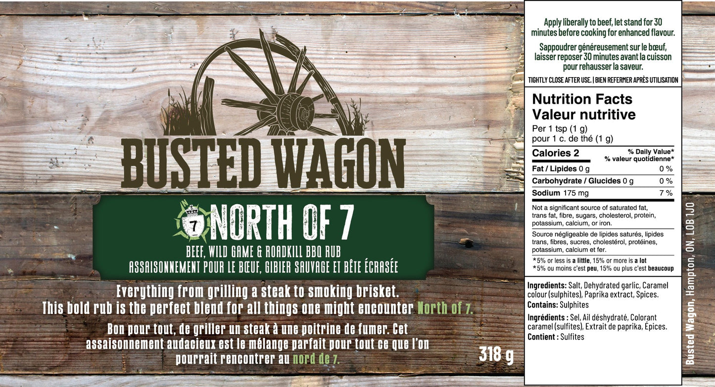 North of 7 Beef, Wild Game & Roadkill Rub