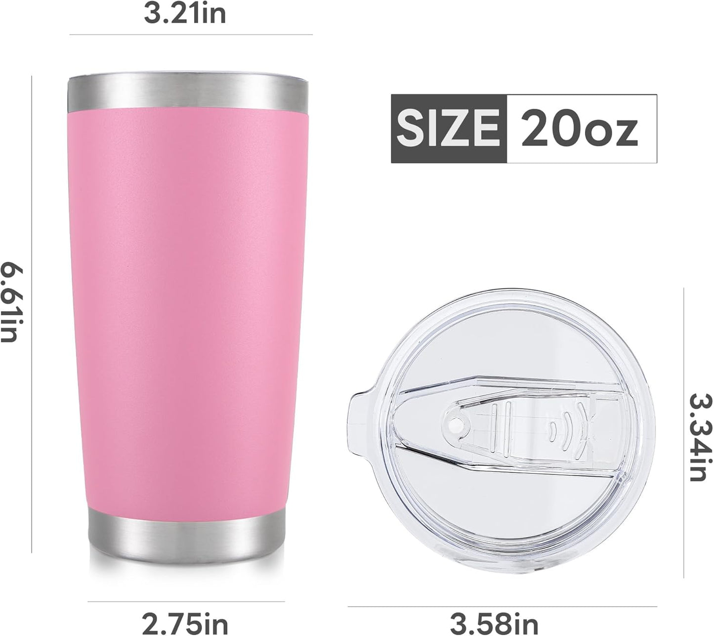 Pink 20oz Tumbler