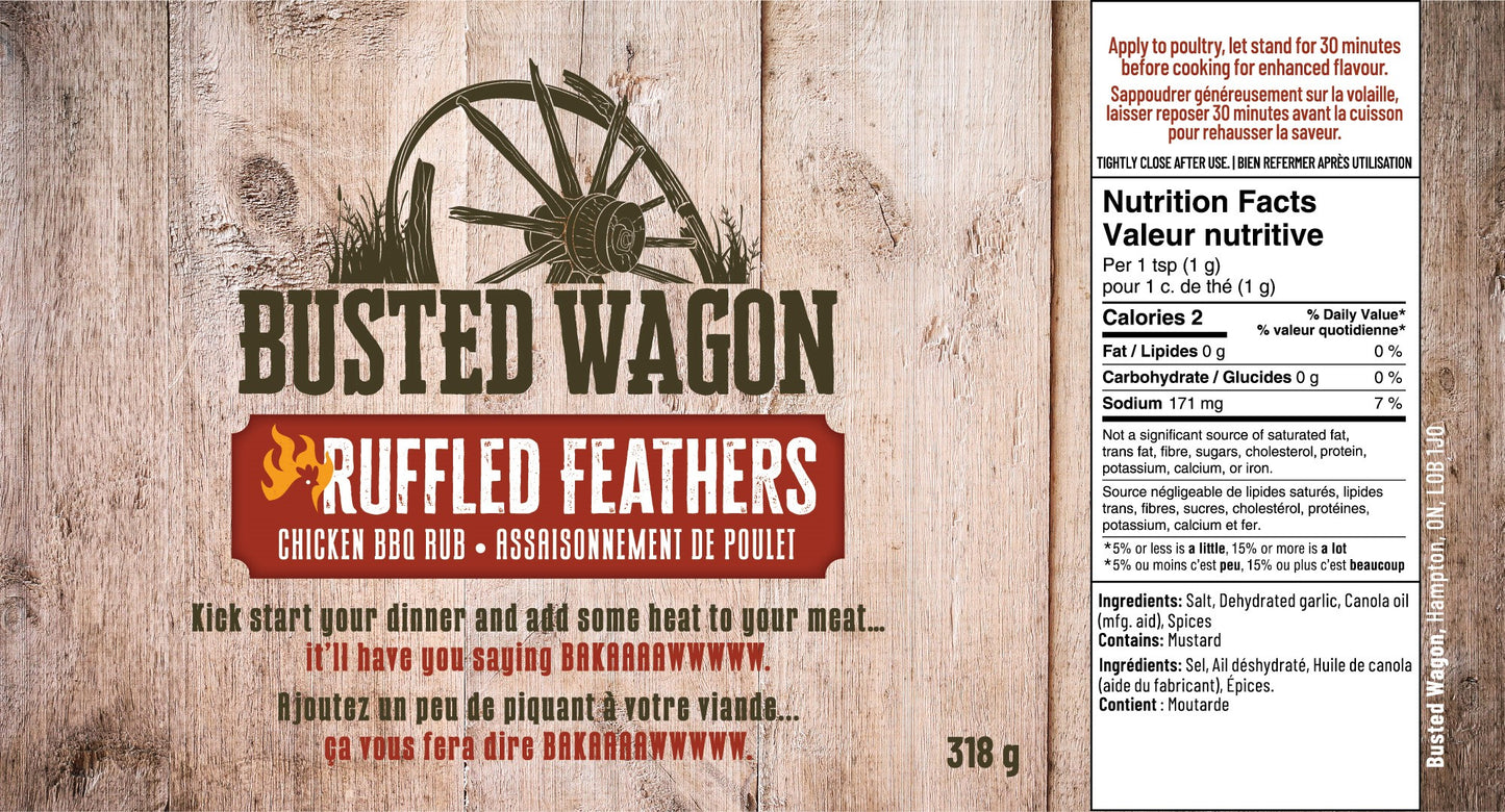 Ruffled Feathers Chicken BBQ Rub