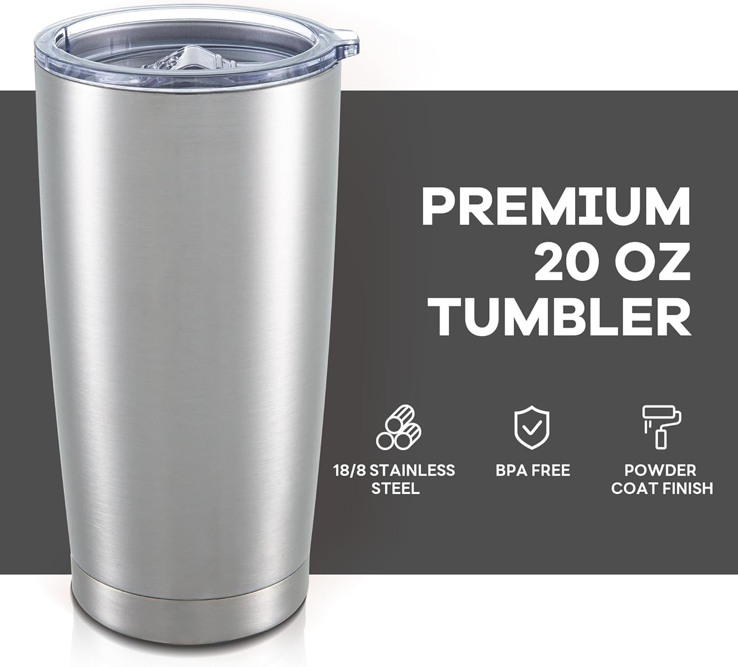 Stainless Steel 20 oz Tumbler