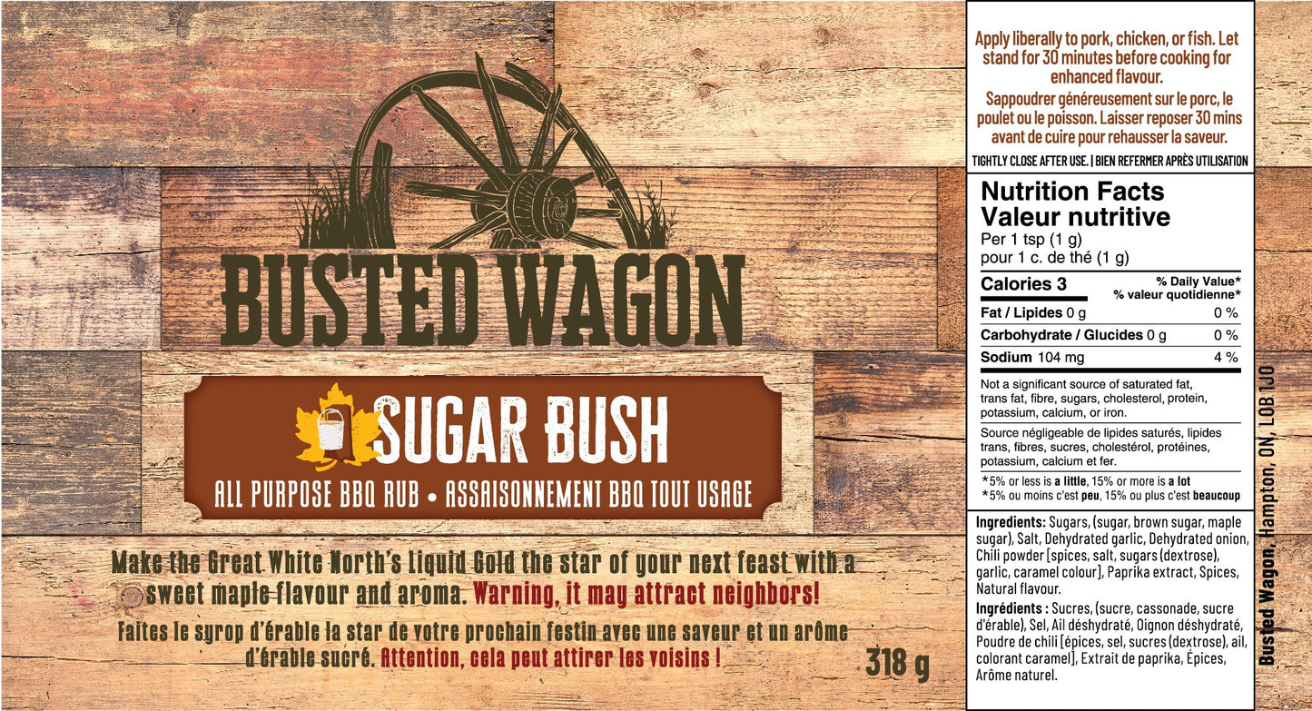 Sugar Bush All Purpose BBQ Rub